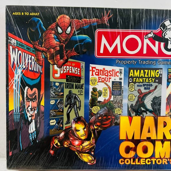 Vintage Monopoly Marvel Comics Collector's Edition 1999 Board Game New Sealed - Picture 4 of 7